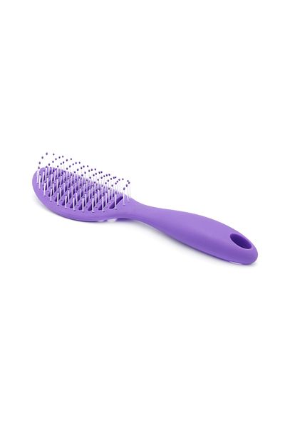 global fashion Hairbrush, oval, 1499, purple