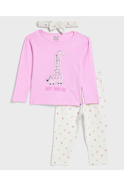 R&B مجموعة متعددة من الأعلى والأسفل 0-24 شهرًا