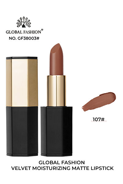 global fashion Ruj mat Velvet Ενυδατική Global Fashion #107