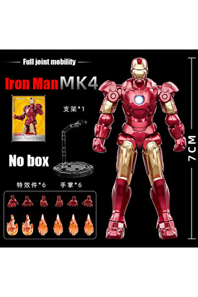 Choice7 تغليف أكياس OPP MK4 ألعاب Marvel الأصلية Iron Man MK123467ديكور قابل ...
