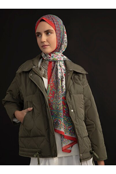 TUVA Şal moale cu model etnic - Multicolor - V20 -