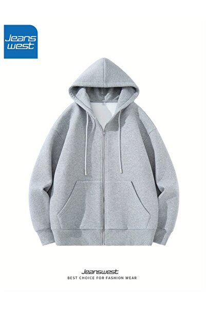 Lider Leather Zipper Hooded Jacket 2 Thread Raster Cotton Blend Casual Fit wi...