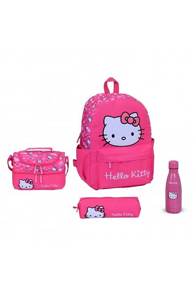 Hello Kitty 4-Piece School Backpack Set - 16 Inch
