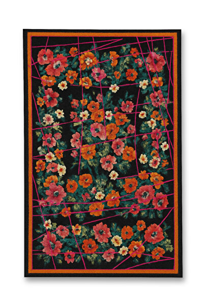 Rugs Modern Halı سجادة موسو ذات طابع الزهور ونقوش تقليدية وتفاصيل مفصلة وقاعد...