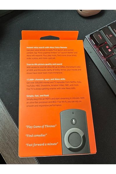 Amazon Fire TV 4K Media Player - Black