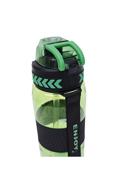 B4U Children's school water bottle, pop-up flip-top, sports, green, 850 ml JX246A
