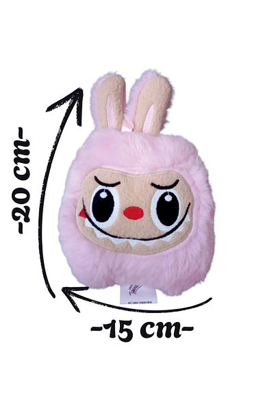 booddie Labubu Plush Large Size Pink Color (20* 15*cm)
