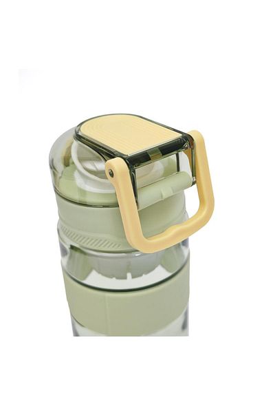 B4U Kids water bottle, pop-up flip-top lid, sports, with grip, green, 500 ml 3924