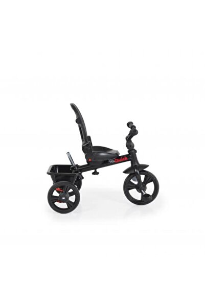 byox Quick Grey children's tricycle with EVA wheels, reversible seat and adjustable backrest, pen holder