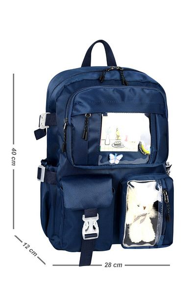 Bonjour Gift & Hobby Set of 3 Korean Models: Children's Primary School Bag, Pen Holder, Lunch Box, Backpack