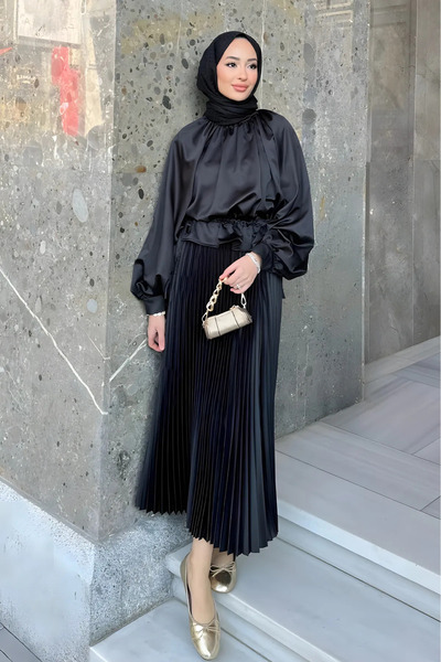 comstar Γυναικεία 3 Pack Elastic Pleated Loose καλοκαιρινή μακριά φούστα