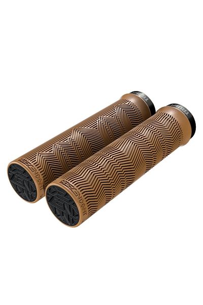 Truvativ Mânere Premium Gripy Descendant - 133 mm, cu blocare, maro