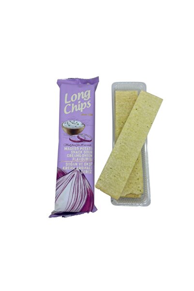 long chips Soğan Ve Ekşi Krema Aromalı Patates Cipsi 75 G.