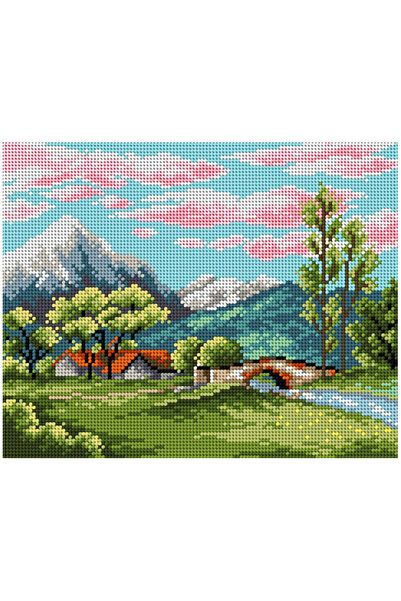 Orchidea Tapiserie imprimată Peisaj 2362 24*30 cm