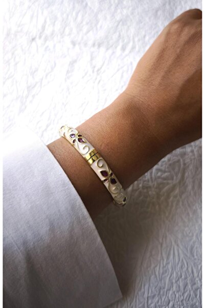 VOBEEYKU سوار على شكل زهرة من سلسلة خاصة (القطر الداخلي: 6 سم)