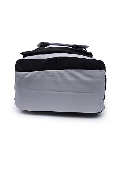 B4U School bag unisex backpack gray 3 compartments high school MK004