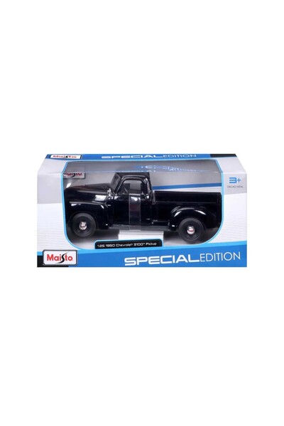 Maisto Special Edition Chevrolet Pickup 3100 1950 1:24 Black Diecast Model Car