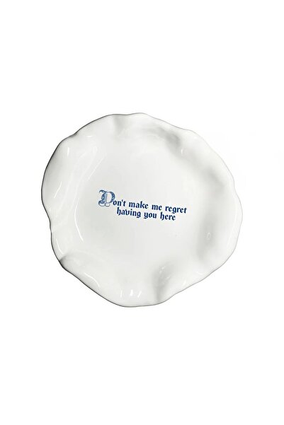 Incartato Ceramics Farfurie ceramică, Incartato Ceramics, Regret, Colecția Th...