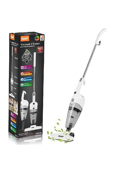 raf 2-in-1 Handheld Stick Vacuum Cleaner – 600W, 16000Pa Suction, 4M Cord, 0.5L, Home & Car Use