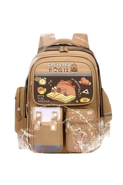 xpress sales Ghiozdan școlar Capybara XPRESS SALES® +6 ani, impermeabil, premium
