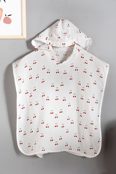 Montisu Muslin Poncho, 100% Cotton
