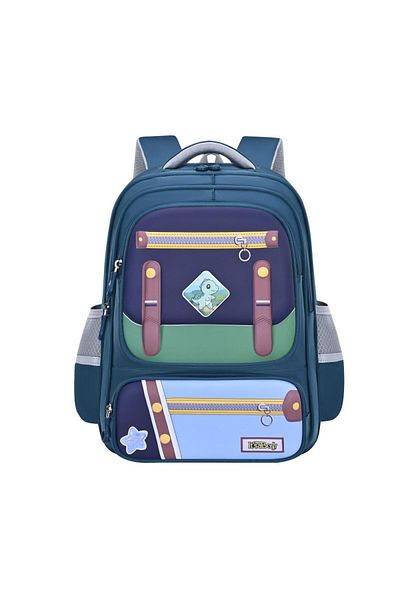 B4U Boys' school bag 3 compartments grades 3-5 varnished DAWEIMAO DW-8573