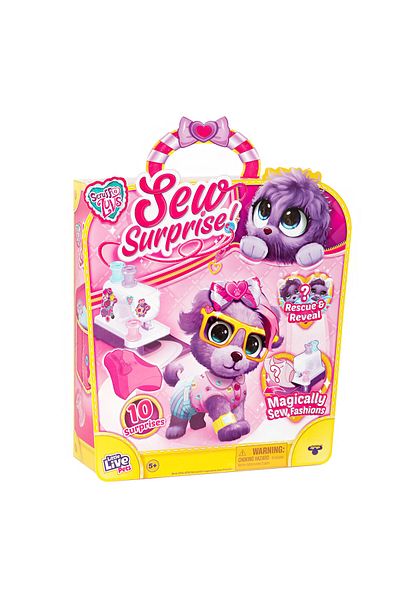 NECO TOYS مجموعة لعب Scruff A Luvs Fashion - أرجواني