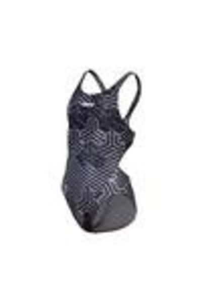 ARENA Girl's Swimmer Swimsuit Black-White