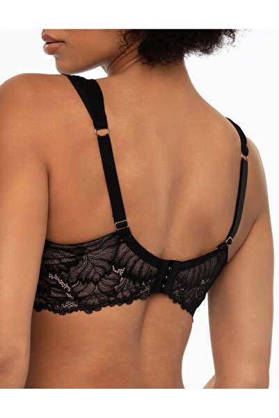 ESOTIQ Sutien ușor căptușit cu armătură, cupe fine și bretele decorative late întărite | Neo