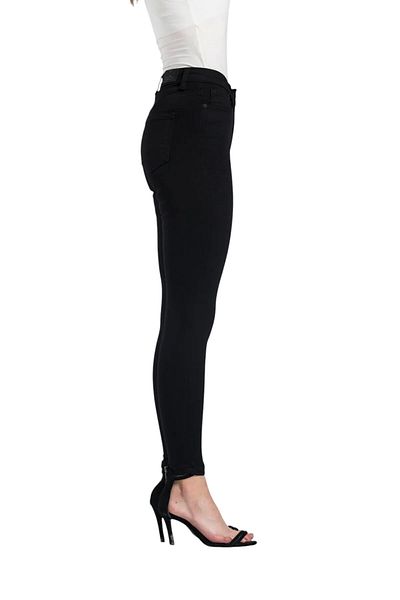 byhaziran butik Women's Lycra Denim Fabric High Waist Skinny Jeans