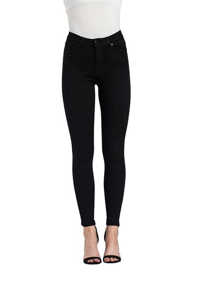 byhaziran butik Women's Lycra Denim Fabric High Waist Skinny Jeans
