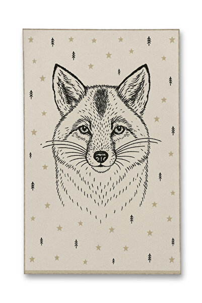 Rugs Modern Halı سجادة موسو ذات طابع الذئب بتصميم طبيعي وتفاصيل منسوجة وقاعدة...