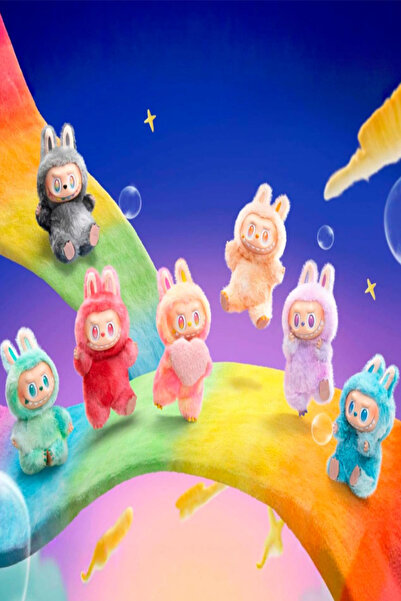 Pofika Labubu BIG INTO ENERGY Peluş 18 Cm + Labubu Fiğürlü Dijital Kol Saati 1 ADET HEDİYE