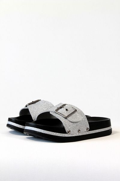 ALTINER Glitter Silver Comfort Women's Slippers