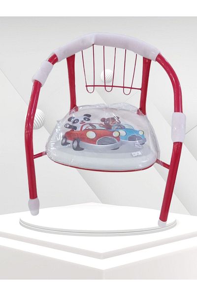 TSUMAB Kids Cartoon Chair – Red Metal Frame