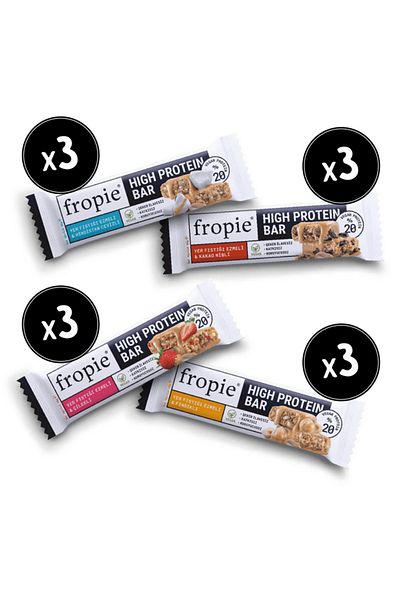 FROPİE Mixed Protein Bar Box - 35 g - 12 Units
