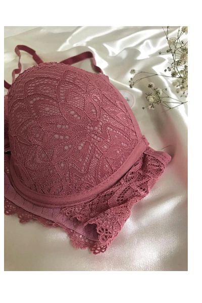 chiara grazia Padded Back Detail Bra Set