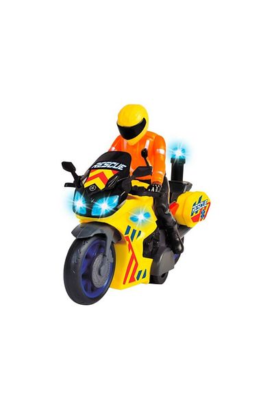 Dickie Motorcycle with figure, sounds and lights Rescue Bike