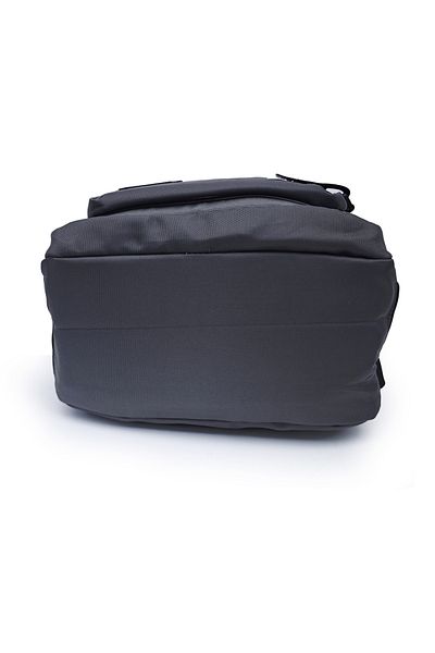 B4U Dark gray school backpack with 2 compartments for high school 2516