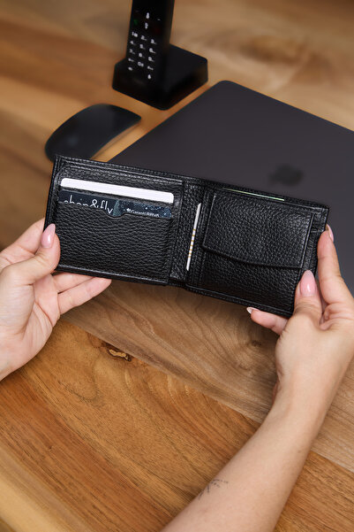 Milian's 3785 Чоловічий гаманець з натуральної шкіри з горизонтальним клапаном