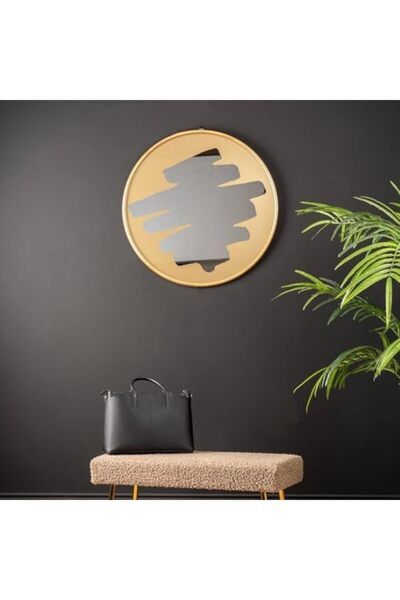Vanity Living Round Wall Mirror - Luxury Vanity Mirror with Gold Frame | Modern Decorative Wall Mirr