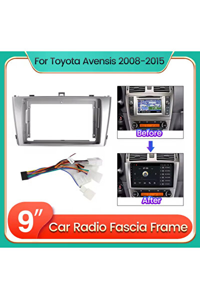 ALCARS TOYOTA AVENSİS 2008-2015 9 İNC MULTİMEDYA ÇERÇEVESİ