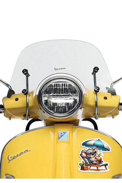MegaSticker Holiday Koala Sticker Car, Motorcycle, Helmet, Laptop, Glass Sticker 13X13 cm