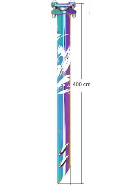 heugers Lunje Oilslick Colorfull Σέλα Σωλήνας - 27,2x400mm Rainbow