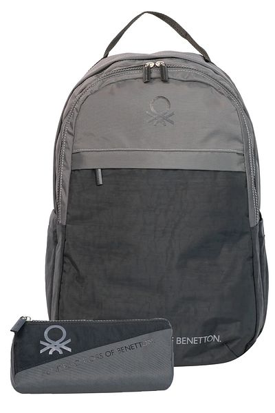 United Colors of Benetton Unisex Teen High School College 2-Piece School Set School Bag and Pen Holder Set 1