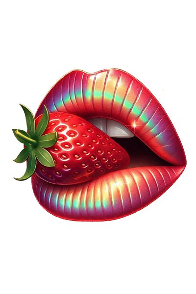 MegaSticker Pink Lip Steel Sticker Car, Motorcycle, Helmet, Laptop, Glass Sticker 13X12 cm