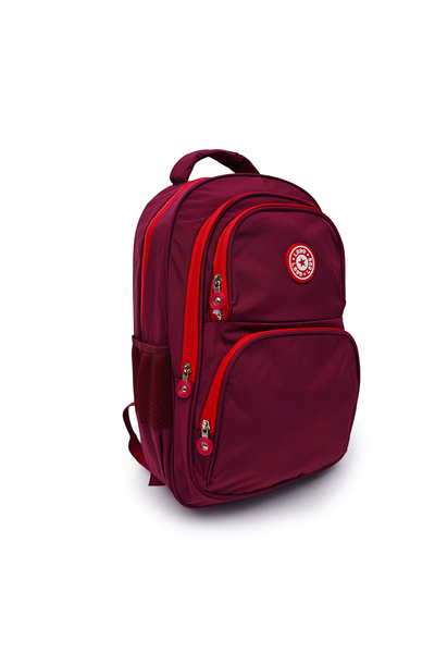 B4U School bag backpack for girls red 2 compartments high school 1884