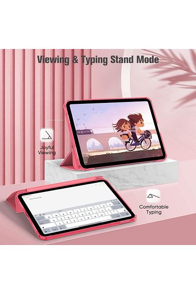 m.tk moveteck iPad 11Th Generation A16 11Inch/10Th Generation 10.9Inch 2025 Compatible Case Flip Cover Pc Case with Pen Compartment