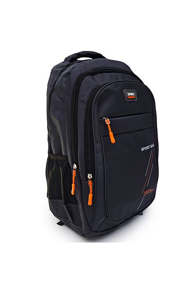 B4U Boys' school backpack 2 compartments gray high school MK008