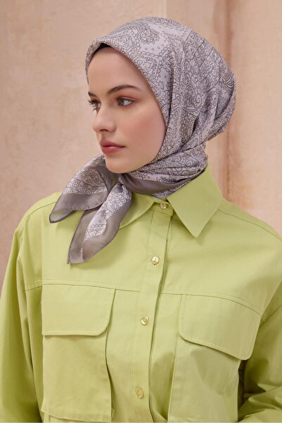 Belli Eșarfă Fresh Twist 01 Crem cu model mixt 49730